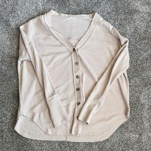 In Bloom Cream Textured Knit Sweater